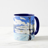 Clarence Gagnon - Schemering, Baie Saint Paul, Mok (Voorkant rechts)