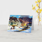 Clarence Gagnon - Une Carte Postale Du Village Du  (Fleur jaune)