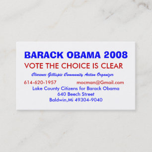 Clarence Gillispie, Community Acti... - Gepersonal Visitekaartje