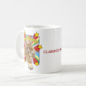 Clarence PawPower™-keramische Mok (Voorkant links)