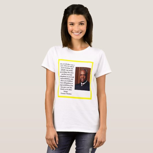 Clarence Thomas T-shirt (Voorkant volledig)
