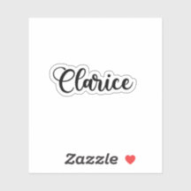 Clarice Naam - Handgeschreven kalligrafie