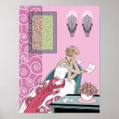 Clarice's Letter - Art Deco Mode Design Poster (Voorkant)