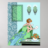 Clarice's Letter - Art Deco Mode Design Poster (Voorkant)
