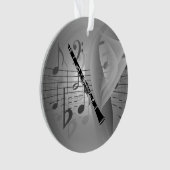 Clarinet aux accents musicaux (Les deux côtés) (devant)