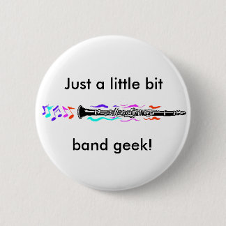 Clarinet Band Geek Ronde Button 5,7 Cm