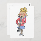 Clarinet Briefkaart (Voorkant / Achterkant)