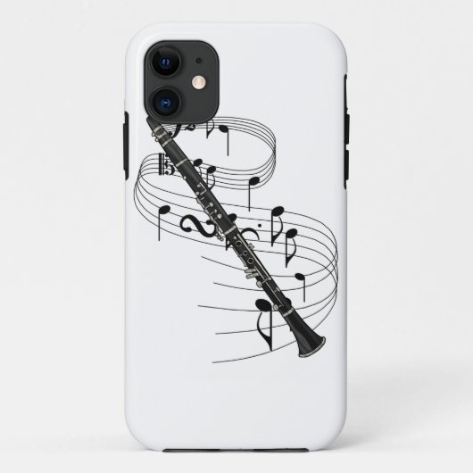 Clarinet Case-Mate iPhone Case (Achterkant)