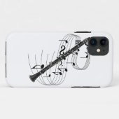 Clarinet Case-Mate iPhone Case (Achterkant (horizontaal))