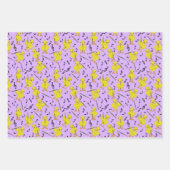 Clarinet Chick Clarinets Muzieknoten Wrapping Pap Inpakpapier Vel (Voorkant)