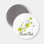 Clarinet Chick Magneet (Voorkant / Achterkant)