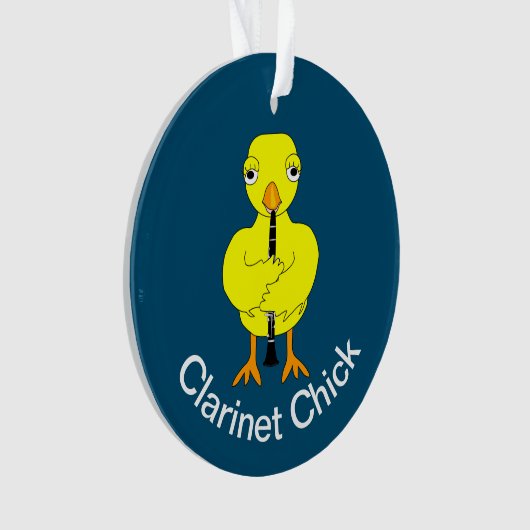 Clarinet Chick Ornament (voorkant)