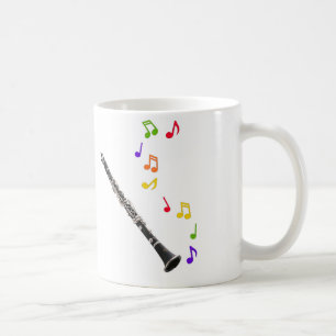 Clarinet Colorful Music Righthand Koffiemok