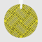 Clarinet Crosshatch Ornament (achterkant)