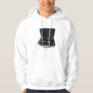 Clarinet Disassembled Inside a Suitcase Hoodie
