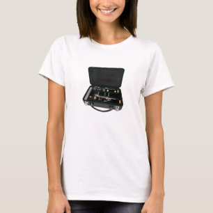 Clarinet Disassembled Inside a Suitcase T-shirt