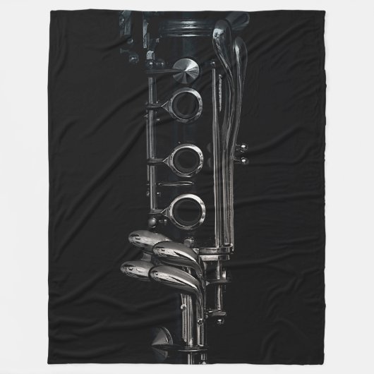 Clarinet Fleece Deken (Voorkant)
