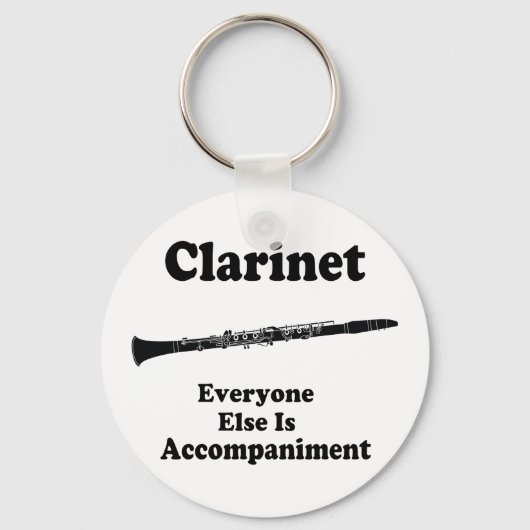Clarinet Gift Sleutelhanger (Voorkant)