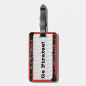 Clarinet Hoesje Label Bagagelabel (Achterkant verticaal)