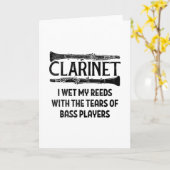 Clarinet Kaart (Gele Bloem)