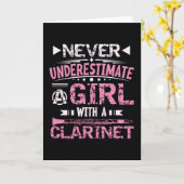 Clarinet Kaart (Gele Bloem)