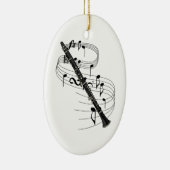 Clarinet Keramisch Ornament (Rechts)