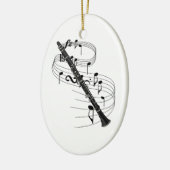 Clarinet Keramisch Ornament (Links)