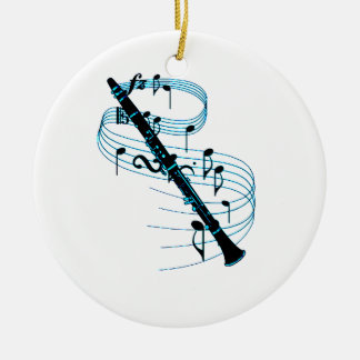 Clarinet Keramisch Ornament