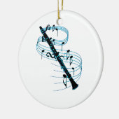 Clarinet Keramisch Ornament (Links)