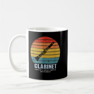 Clarinet Kind Of A Smart People Instrument Retro3 Koffiemok