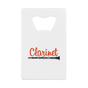 Clarinet Kredietkaart Flessenopener