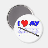 Clarinet Love Magneet (Voorkant / Achterkant)