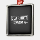 clarinet mama metalen ornament (Links)