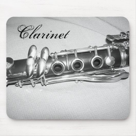 Clarinet Mousepad Muismat (Voorkant)