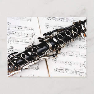 Clarinet Music Briefkaart