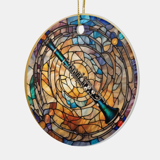 Clarinet Music Instrument Keramisch Ornament (Links)