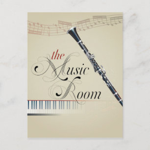 Clarinet Music Room Briefkaart