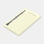 Clarinet Music Teacher Band Musician Post-it® Notes (Schuin)