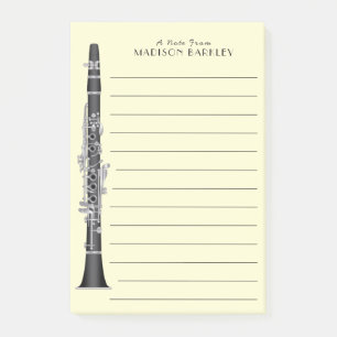 Clarinet Music Teacher Band Musician Post-it® Notes