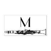Clarinet Music Teacher Band Musician Rubberstempel (Afrduk)