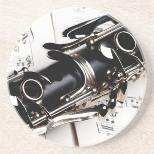 Clarinet Music Zandsteen Onderzetter