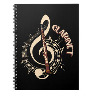 Clarinet Musical Instrument Music Lovers Notitieboek