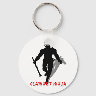Clarinet Ninja Sleutelhanger