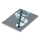 Clarinet Notitieblok (Gedraaid)
