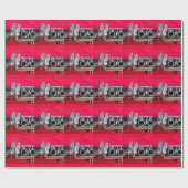 Clarinet on Red Cadeaupapier (Vlak)