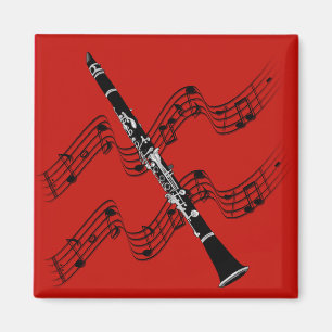 Clarinet on Red Magneet