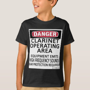 Clarinet Operating Area T-shirt