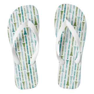 Clarinet Player Gift Musical Instrument Band Theme Teenslippers