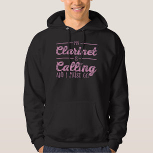 Clarinet Player Music Teacher Gift391 Hoodie