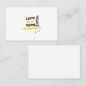 Clarinet players visitekaartje (Voorkant / Achterkant)